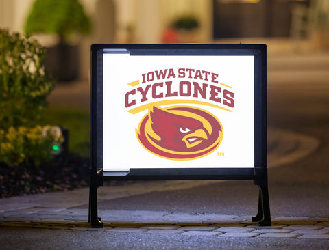Iowa State Cyclones White Yardsy Sign