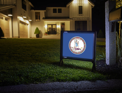 Virginia State Flag Yardsy Sign