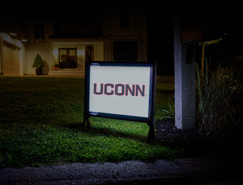 UConn Color Block Yardsy Sign