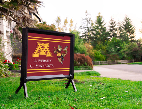 Minnesota M Goldy Football Maroon Yardsy Sign