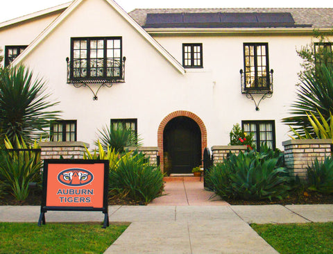 Auburn Tigers Eyes Orange Yardsy Sign