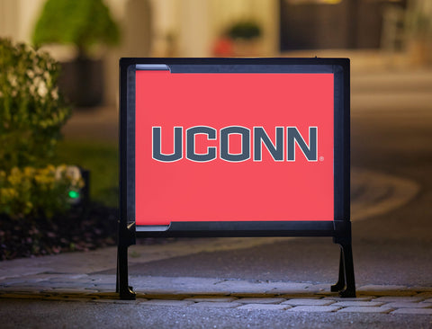 UConn Color Block Yardsy Sign