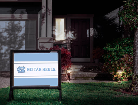 North Carolina NC Go Tar Heels Carolina Blue Yardsy Sign