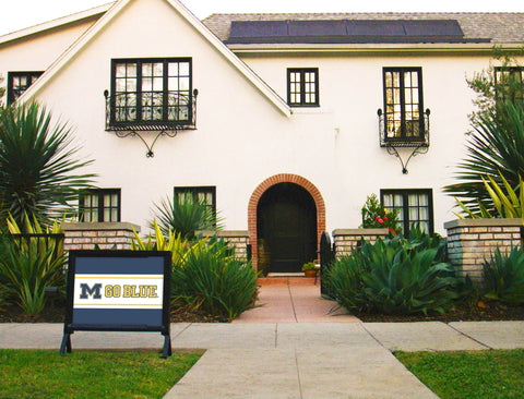 Michigan M Go Blue Yardsy Sign