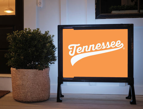 Tennessee Vols Underline Orange Yardsy Sign