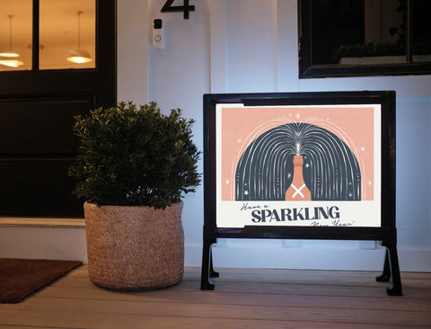 Have a Sparkling New Year Yardsy Sign