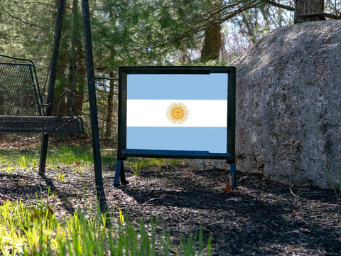 Flag Argentina Yardsy Sign