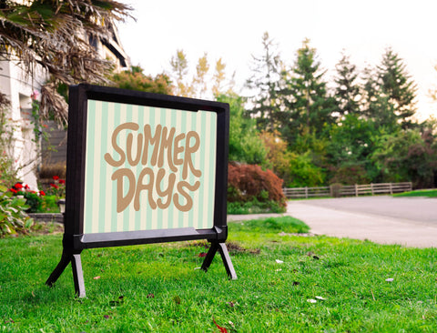 Summer Days Yardsy Sign