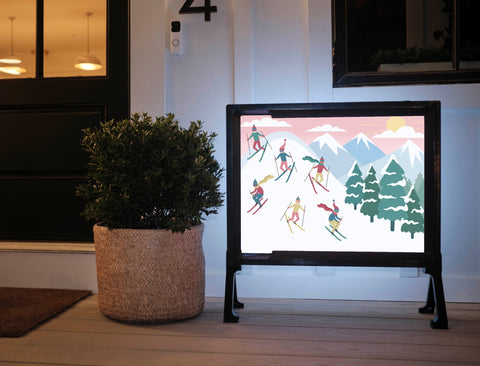 Ski Race Yardsy Sign