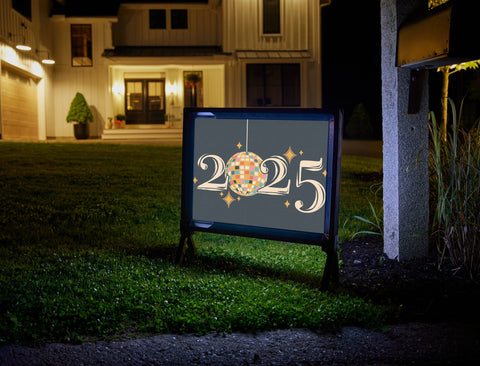 Disco 2025 Yardsy Sign