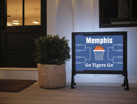 Memphis Basketball Yardsy Sign