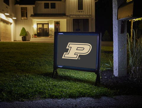 Purdue P Black Gold Yardsy Sign