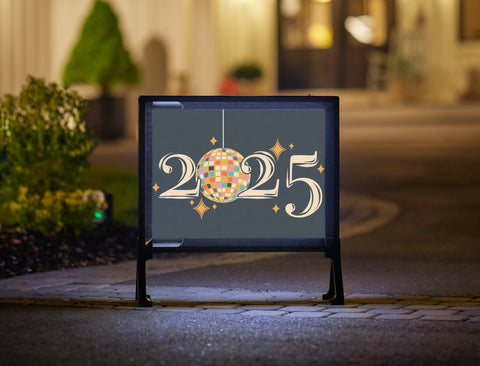 Disco 2025 Yardsy Sign