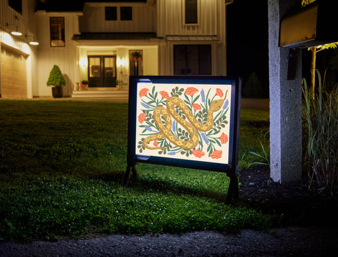 Year of the Snake Yardsy Sign