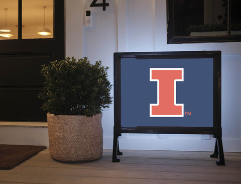 Illinois Primary Mark Blue Yardsy Sign
