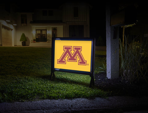Minnesota M Gold Yardsy Sign
