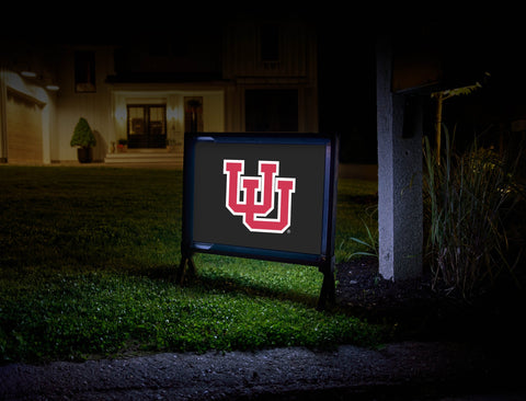 University of Utah Black Yardsy Sign