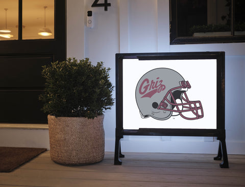 Montana Helmet Mark White Yardsy Sign