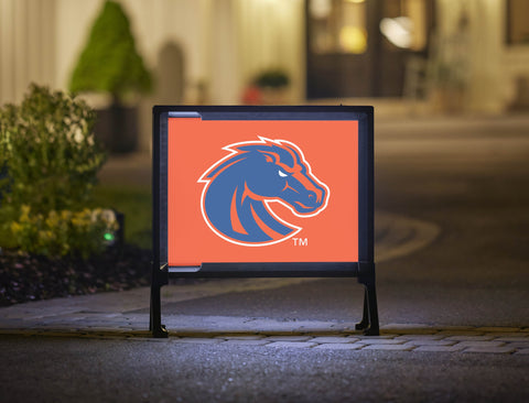 Boise State Broncos Primary Mark Orange Yardsy Sign