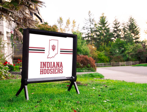 Indiana University Hoosiers White Yardsy Sign