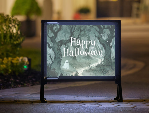 Happy Halloween Ghost Yardsy Sign