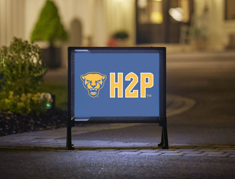 Pittsburgh Panther H2P Royal Yardsy Sign