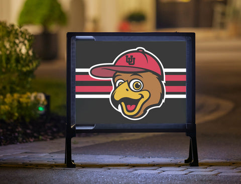 Utah Swoop Black Stripe Yardsy Sign