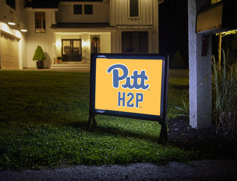 Pittsburgh Pitt H2P University Gold Yardsy Sign