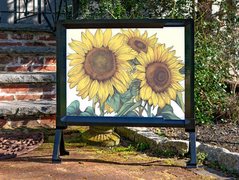 Sunny Sunflowers Decoration Yardsy Sign