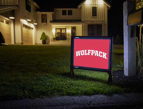 NC State Wolfpack Red Yardsy Sign