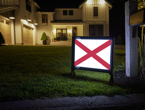 Alabama State Flag Yardsy Sign