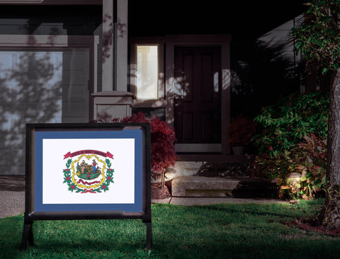 West Virginia State Flag Yardsy Sign