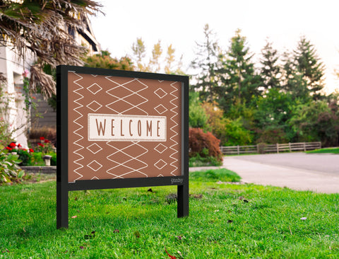 Moroccan Welcome Yardsy Sign