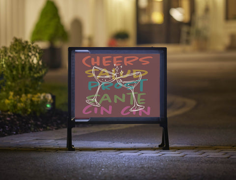 Cheers Yardsy Sign