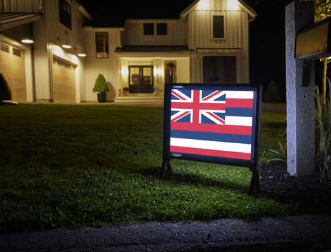 Hawaii State Flag Yardsy Sign