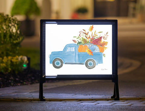 Autumn Harvest Truck Yardsy Sign