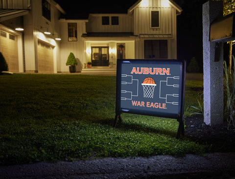 Auburn Basketball Yardsy Sign