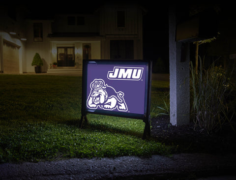 JMU Purple Duke Dog Yardsy Sign