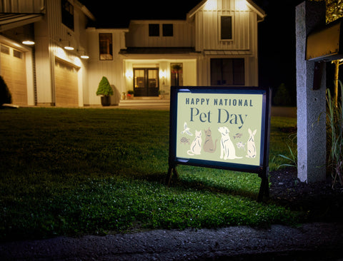 National Pet Day Yardsy Sign