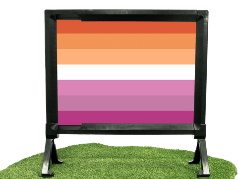 Lesbian Pride Flag Yardsy Sign