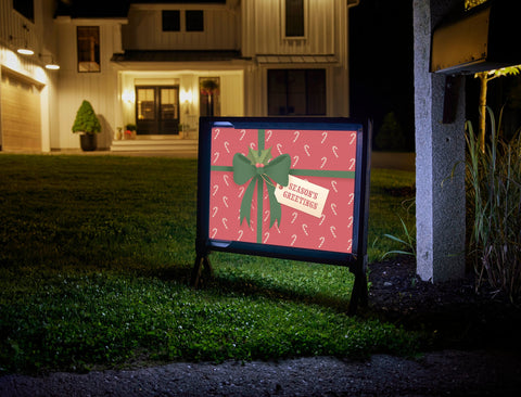 Seasons Greetings Gift Yardsy Sign