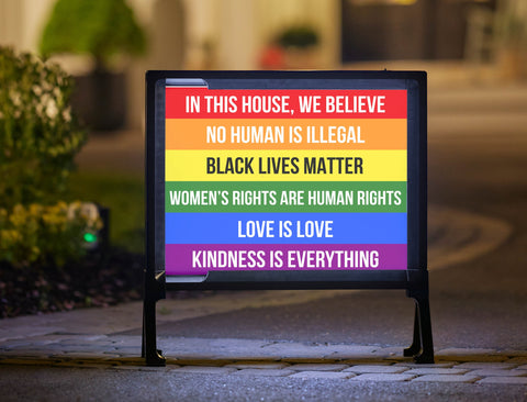 Pride in This House Yardsy Sign