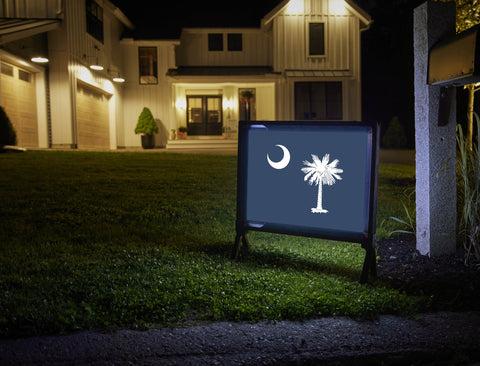 South Carolina State Flag Yardsy Sign