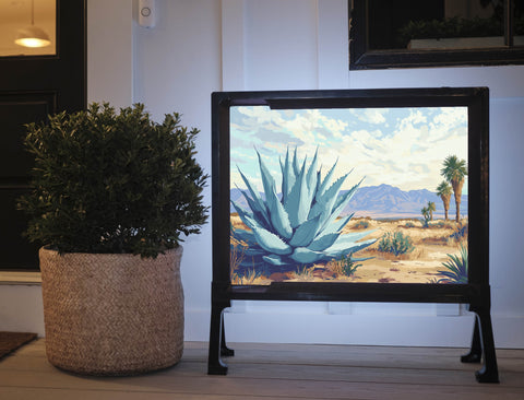 Agave Desert Palms Landscape Yardsy Sign