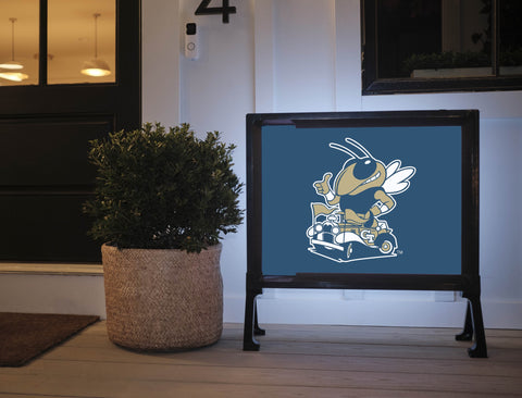 Georgia Tech Buzz Mascot Navy Yardsy Sign