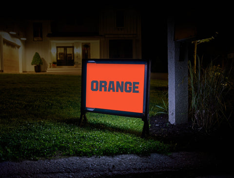 Syracuse University Orange Yardsy Sign