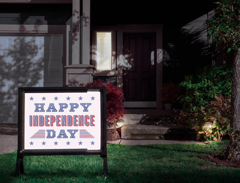 Happy Independence Day Yardsy Sign