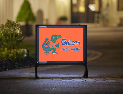 Florida Albert Gators Orange Yardsy Sign