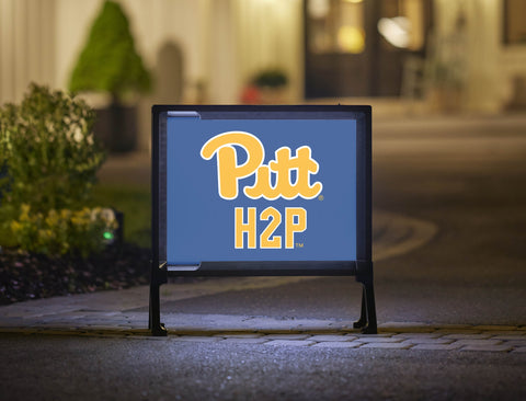 Pittsburgh Pitt H2P Royal Yardsy Sign