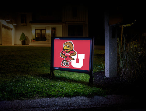Swoop University of Utah Red Yardsy Sign
